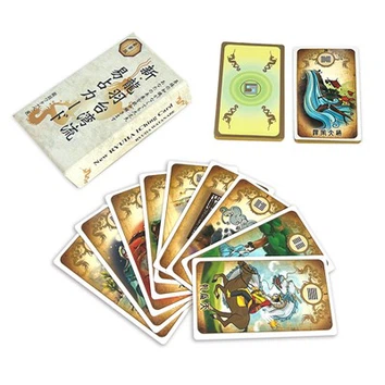Ein vollständiger Satz mehrsprachiger Bronzing-Tarotkarten